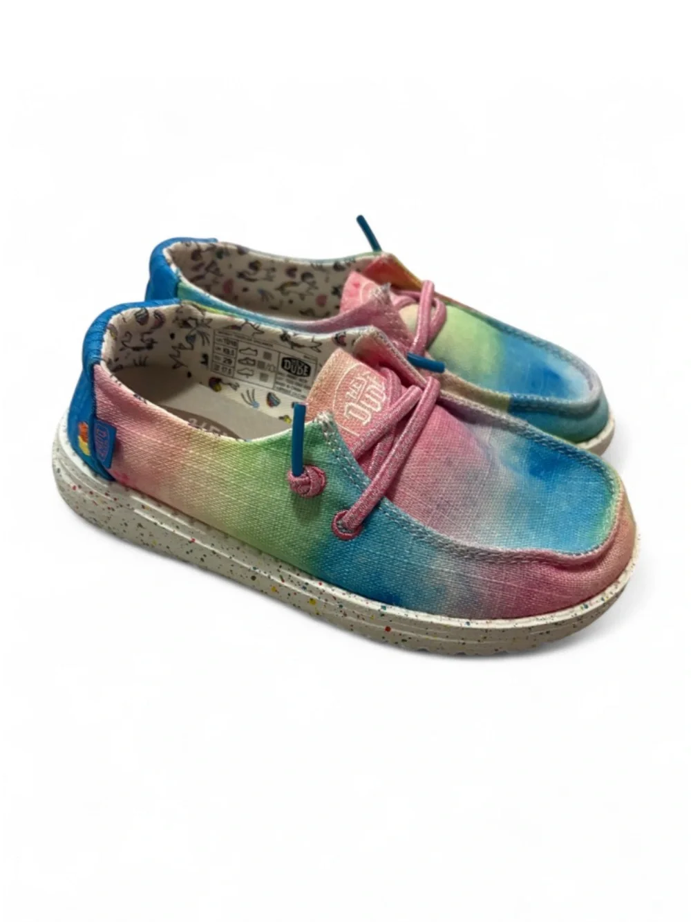 Hey Dude Wendy Toddler Dreamer Tie Dye Slip-On Moc-Toe Shoes